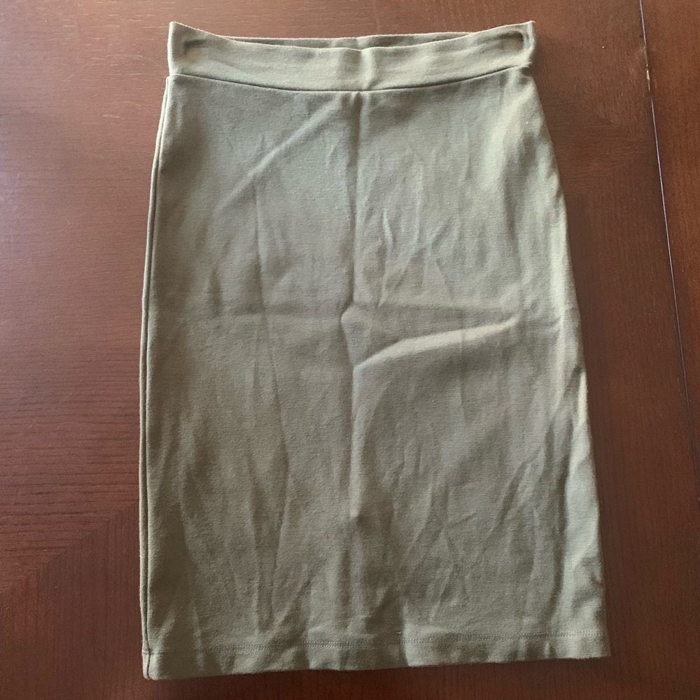 Dark Green Skirt